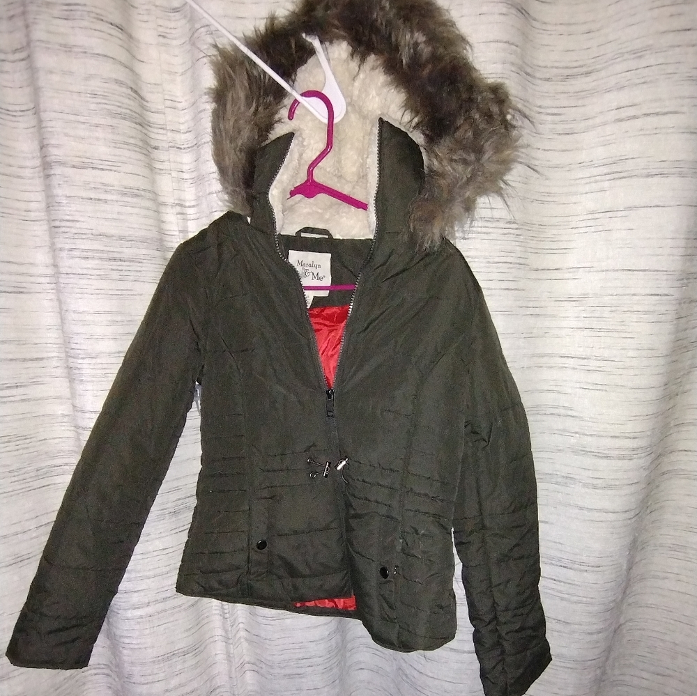 Faux fur jacket